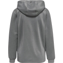 hmlCORE XK POLY ZIP HOOD SWEAT WOMAN GREY MELANGE