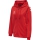 hmlCORE XK POLY ZIP HOOD SWEAT WOMAN TRUE RED