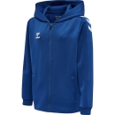 hmlCORE XK POLY ZIP HOOD SWEAT KIDS TRUE BLUE