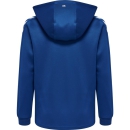 hmlCORE XK POLY ZIP HOOD SWEAT KIDS TRUE BLUE