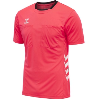 hmlREFEREE CHEVRON JERSEY S/S DIVA PINK