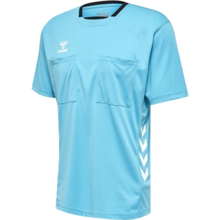 hmlREFEREE CHEVRON JERSEY S/S SCUBA BLUE