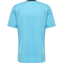 hmlREFEREE CHEVRON JERSEY S/S SCUBA BLUE