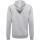 hmlMOVE GRID COTTON HOODIE GREY MELANGE