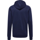 hmlMOVE GRID COTTON HOODIE MARINE