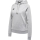 hmlMOVE GRID COTTON HOODIE WOMAN GREY MELANGE