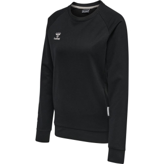 hmlMOVE GRID COT. SWEATSHIRT WOMAN BLACK