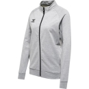 hmlMOVE GRID COT. ZIP JACKET WOMAN GREY MELANGE