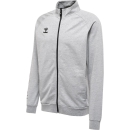 hmlMOVE GRID COT. ZIP JACKET GREY MELANGE