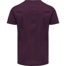 hmlMOVE GRID COTTON T-SHIRT S/S GRAPE WINE