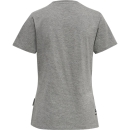 hmlMOVE GRID COT. T-SHIRT S/S WOMAN GREY MELANGE