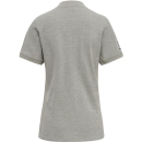 hmlMOVE GRID POLO WOMAN GREY MELANGE