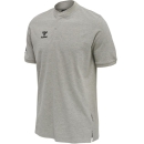 hmlMOVE GRID POLO GREY MELANGE