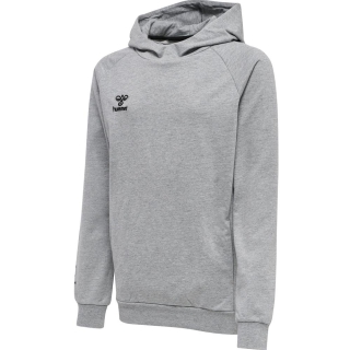 hmlMOVE GRID COTTON HOODIE KIDS GREY MELANGE