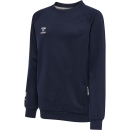 hmlMOVE GRID COTTON SWEATSHIRT KIDS MARINE