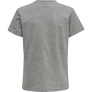 hmlMOVE GRID COTTON T-SHIRT S/S KID GREY MELANGE