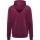 hmlMOVE GRID COTTON ZIP HOODIE GRAPE WINE