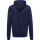 hmlMOVE GRID COTTON ZIP HOODIE MARINE