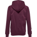 hmlMOVE GRID COTTON ZIP HOODIE KIDS GRAPE WINE