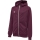 hmlMOVE GRID COTTON ZIP HOODIE KIDS GRAPE WINE