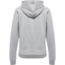 hmlMOVE GRID COT. ZIP HOODIE WOMAN GREY MELANGE