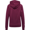 hmlMOVE GRID COT. ZIP HOODIE WOMAN GRAPE WINE