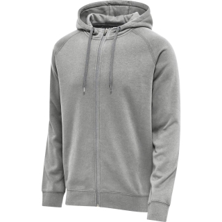 hmlRED CLASSIC ZIP HOODIE GREY MELANGE