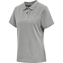 hmlRED STRETCH POLO WOMAN GREY MELANGE