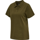 hmlRED STRETCH POLO WOMAN DARK OLIVE