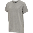 hmlRED BASIC T-SHIRT S/S KIDS GREY MELANGE