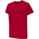 hmlRED BASIC T-SHIRT S/S KIDS TANGO RED