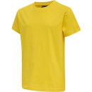 hmlRED BASIC T-SHIRT S/S KIDS EMPIRE YELLOW