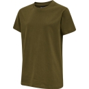 hmlRED BASIC T-SHIRT S/S KIDS DARK OLIVE