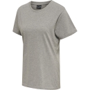 hmlRED BASIC T-SHIRT S/S WOMAN GREY MELANGE