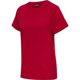 hmlRED BASIC T-SHIRT S/S WOMAN TANGO RED