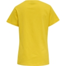 hmlRED BASIC T-SHIRT S/S WOMAN EMPIRE YELLOW