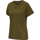 hmlRED BASIC T-SHIRT S/S WOMAN DARK OLIVE