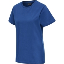 hmlRED BASIC T-SHIRT S/S WOMAN TRUE BLUE