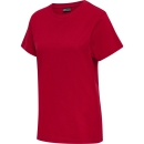 hmlRED HEAVY T-SHIRT S/S WOMAN TANGO RED