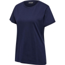 hmlRED HEAVY T-SHIRT S/S WOMAN MARINE