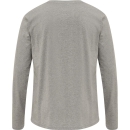 hmlRED BASIC T-SHIRT L/S GREY MELANGE