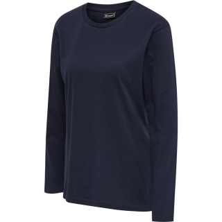 hmlRED BASIC T-SHIRT L/S WOMAN MARINE