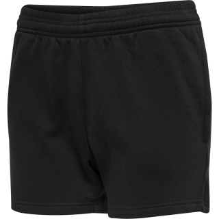 hmlRED BASIC SWEAT SHORTS WOMAN BLACK