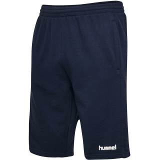 hmlGO KIDS COTTON BERMUDA SHORTS MARINE 176