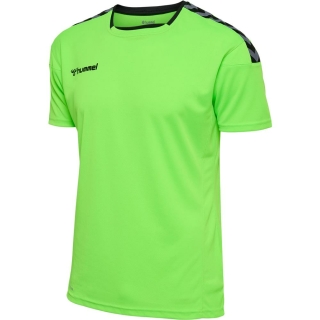 hmlAUTHENTIC POLY JERSEY S/S GREEN GECKO 2XL