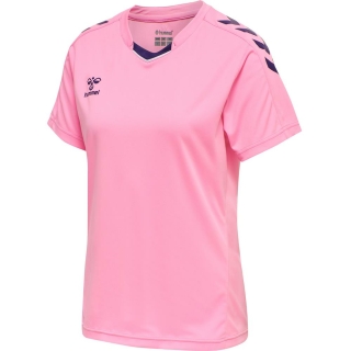 hmlCORE XK POLY JERSEY S/S WOMAN COTTON CANDY XS