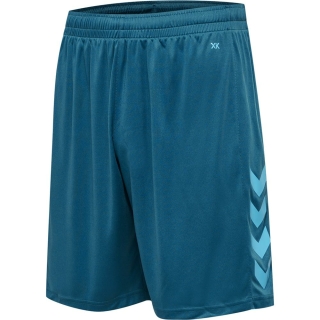 hmlCORE XK POLY SHORTS BLUE CORAL 2XL