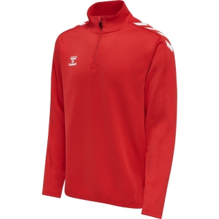 hmlCORE XK HALF ZIP POLY SWEAT TRUE RED XL