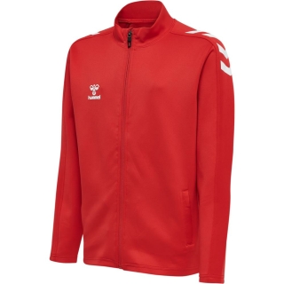 hmlCORE XK POLY ZIP SWEAT KIDS TRUE RED 152