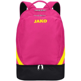 Rucksack Iconic pink/schwarz/neongelb